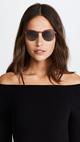 Garrett Leight Hampton Polar Sunglasses, Demi Blonde/G15