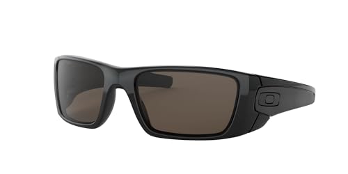 Oakley Men's Fuel Cell Rectangular Sunglasses - Polished Black/Warm Grey