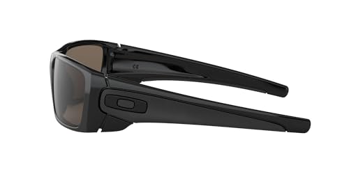 Oakley Men's Fuel Cell Rectangular Sunglasses - Polished Black/Warm Grey