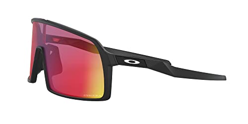 Oakley Men's Sutro Rectangular Sunglasses, Matte Black/Prizm Road