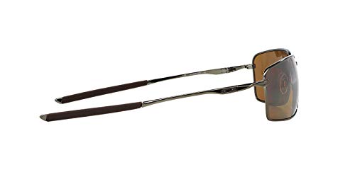 Oakley Men's Square Wire Sunglasses, Gunmetal/Tungsten Polarized