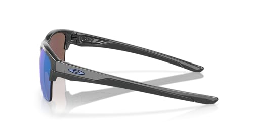 Oakley Men's Thinlink Rectangular Sunglasses, Dark Grey/Sapphire