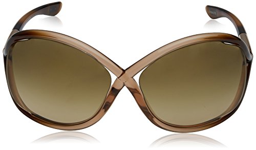 Tom Ford Metallic Brown Gradient Sunglasses Whitney TF9