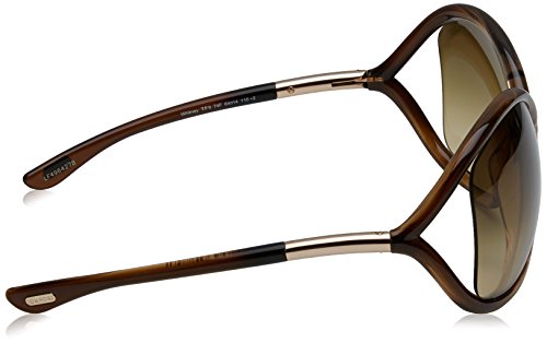 Tom Ford Metallic Brown Gradient Sunglasses Whitney TF9