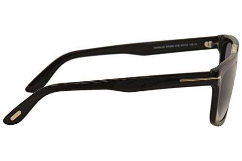 Tom Ford FT 0628 Cecilio Sunglasses, Black Gradient