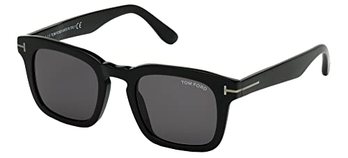 Tom Ford FT 0751 Sunglasses Shiny Black/Smoke Lenses