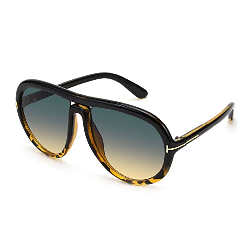 Karsaer Oversized Aviator Sunglasses Retro Round Unisex K7132