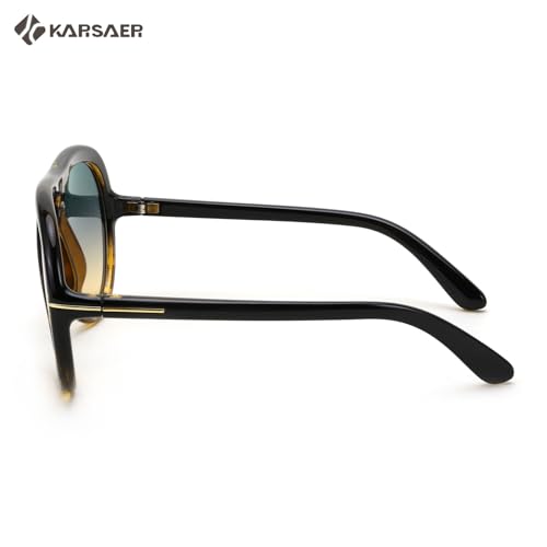 Karsaer Oversized Aviator Sunglasses Retro Round Unisex K7132