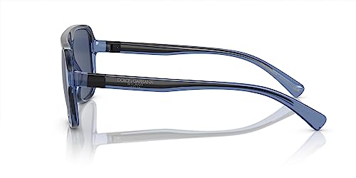 Dolce & Gabbana DG6134 Men's Transparent Sunglasses Blue