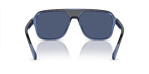 Dolce & Gabbana DG6134 Men's Transparent Sunglasses Blue