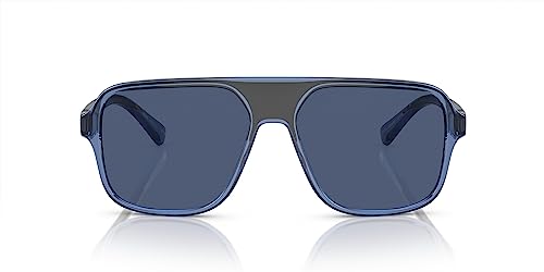 Dolce & Gabbana DG6134 Men's Transparent Sunglasses Blue