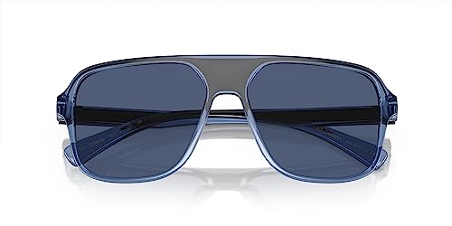 Dolce & Gabbana DG6134 Men's Transparent Sunglasses Blue