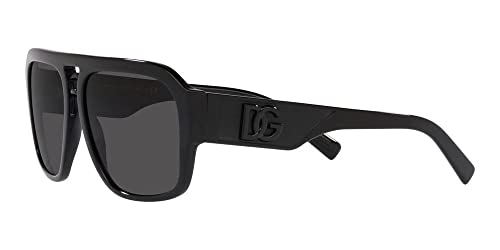 D&G DG 4403 Shiny Black/Grey Men's Sunglasses