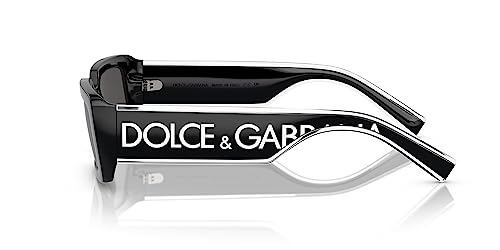 Dolce & Gabbana DG6187 BLACK Sunglasses DARK GREY