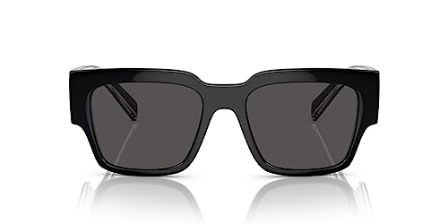 D&G DG6184-501/87 Sunglasses BLACK w/DARK GREY 52mm