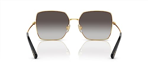 Dolce & Gabbana Sunglasses Black Gold/Grey Gradient 57mm