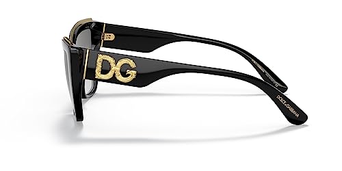 Dolce & Gabbana Round Black Fashion Sunglasses Women's