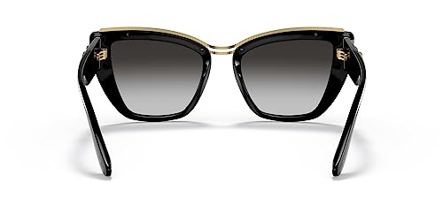 Dolce & Gabbana Round Black Fashion Sunglasses Women's