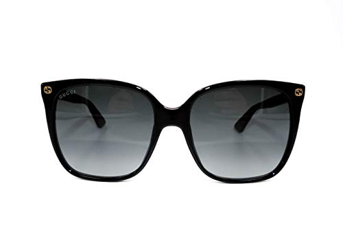 Gucci Women's Square Sunglasses, Black/Grey, One Size