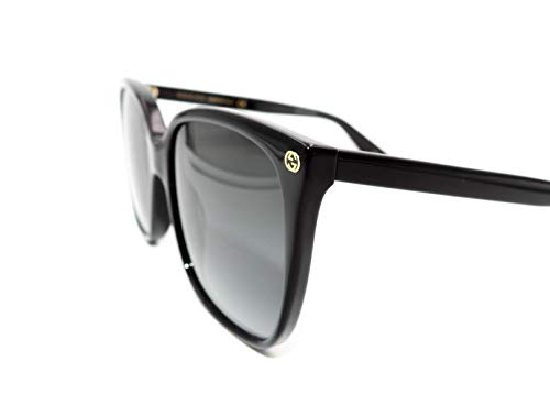 Gucci Women's Square Sunglasses, Black/Grey, One Size