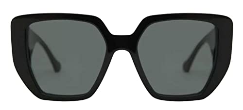 Gucci Geometric Sunglasses Black/Gold 54mm
