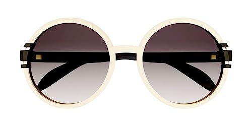 Gucci GG1067S White Black/Brown 58/20/140 Sunglasses for Women