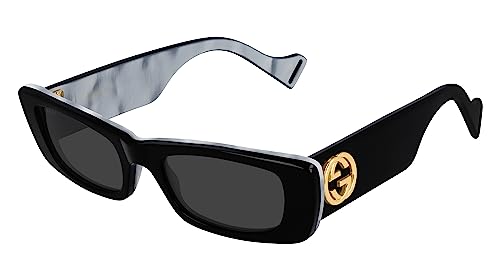 Gucci Bilayer Black/White Mother-Of-Pearl Sunglasses