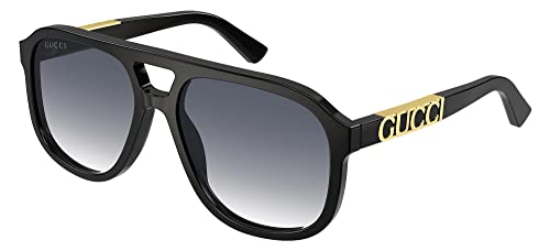 Gucci GG1188S Pilot Sunglasses Black 58mm