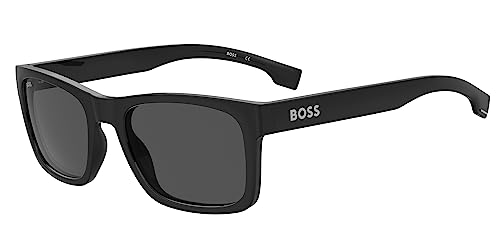 Hugo Boss men Sunglasses Black/Grey 55/20/145 BOSS 1569/S