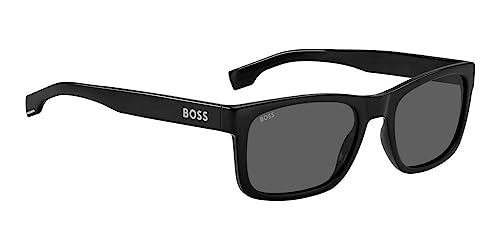 Hugo Boss men Sunglasses Black/Grey 55/20/145 BOSS 1569/S