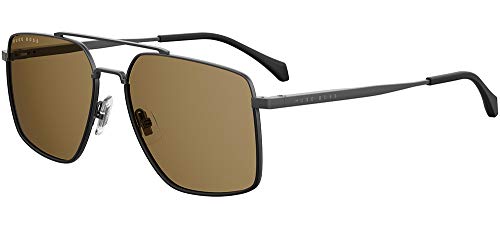 Hugo Boss Men's Pilot Sunglasses, Black, 58mm
