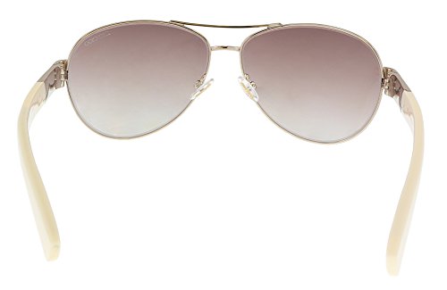 JIMMY CHOO Women's Light Gold/Brown Mirror Sunglasses