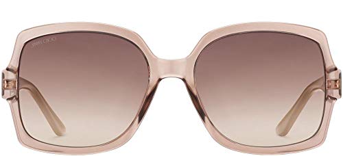 JIMMY CHOO Square Sunglasses Nude Design 55mm