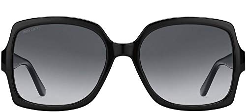 JIMMY CHOO Square Sunglasses in Black 55mm