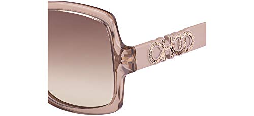 JIMMY CHOO Square Sunglasses Nude Design 55mm