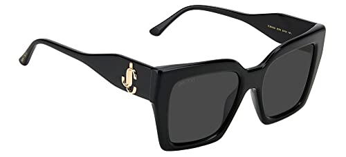 JIMMY CHOO Crystal Eleni/G Black/Gold Sunglasses 53mm