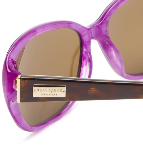 Kate Spade Hilde Cat-Eye Sunglasses Tortoise & Purple