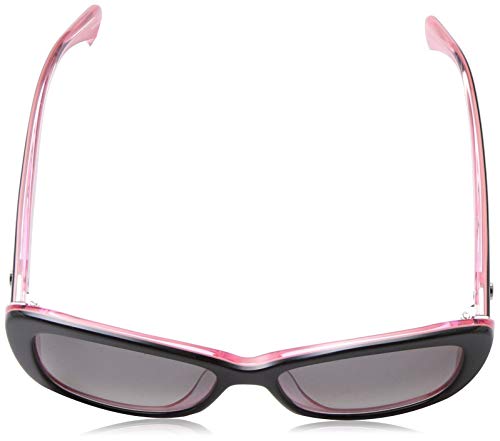Kate Spade NY Women's Claretta Polarized Sunglasses, Black/Pink