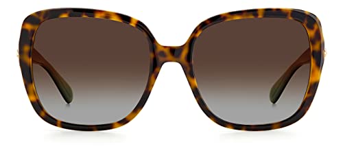 Kate Spade Women's Havana Square Sunglasses, Brown Gradient