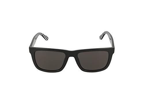 Lacoste Black/Grey Rectangular Sunglasses, 54mm