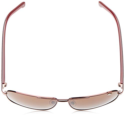 Lacoste Men's Brown Rectangular Sunglasses, 61mm