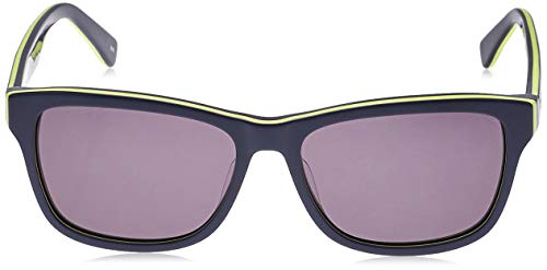 Lacoste Square Sunglasses Blue/Yellow/Blue, 55mm