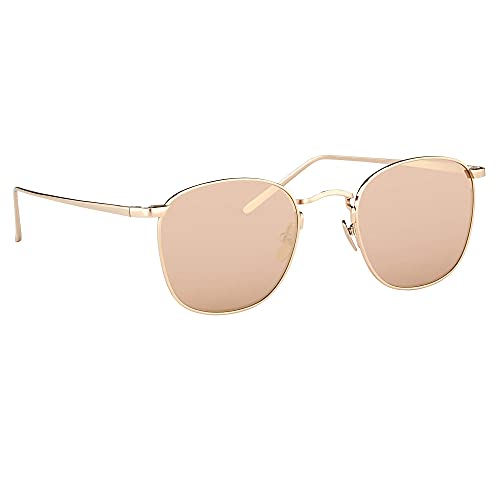 Linda Farrow Simon Sunglasses in Rose Gold