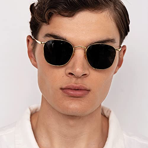 Linda Farrow Simon Sunglasses in Rose Gold
