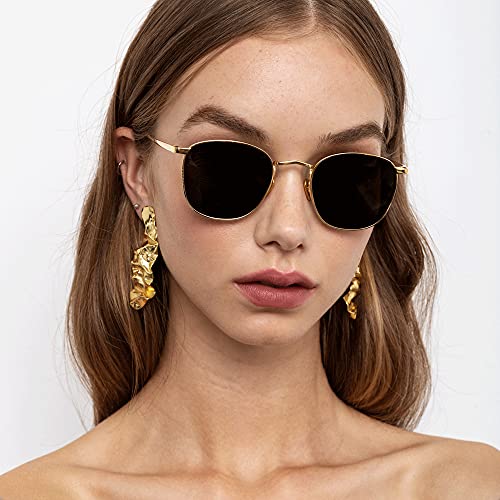Linda Farrow Simon Sunglasses in Rose Gold