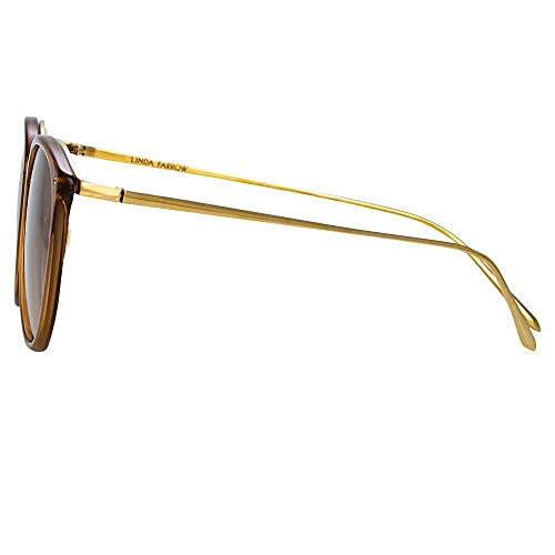 Linda Farrow Calthorpe Sunglasses Tobacco Light Gold Brown