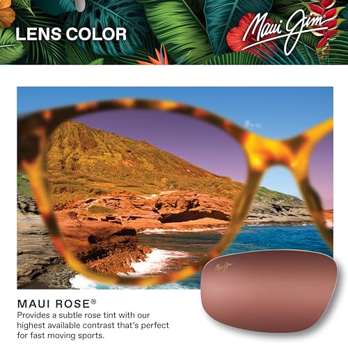 Maui Jim Women's Polarized Cat Eye Sunglasses Sunrise