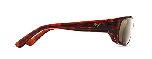 Maui Jim Stingray Polarized Wrap Sunglasses, Tortoise/HCL Bronze