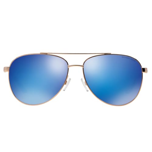 Michael Kors Rose Gold White Pilot Sunglasses 59mm