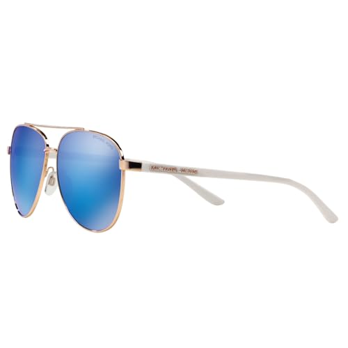 Michael Kors Rose Gold White Pilot Sunglasses 59mm